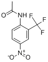 结构式 CAS# 395-68-6, 4'-硝基-2'-(三氟甲基)乙酰苯胺