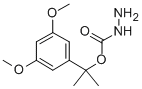 structure of CAS# 39508-00-4, 1-(3,5-Dimethoxyphenyl)-1-methylethyl carbazate;Maybridge4_000671;1-(3,5-Dimethoxyphenyl)-1-Methylethyl Carbazate;Oprea1_720179