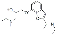 CAS 登录号：39552-03-9， 1-[[2-(C-甲基-N-丙-2-基亚氨甲酰)-1-苯并呋喃-7-基]氧基]-3-(丙-2-基氨基)丙-2-醇