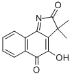 structure of CAS# 39674-97-0, 4-Hydroxy-3,3-Dimethyl-2H-Benzo[g]Indole-2,5(3H)-Dione;4-HYDROXY-3,3-DIMETHYL-2H-BENZO[G]INDOLE-2,5(3H)-DIONE;4-HYDROXY-3,3-DIMETHYL-2H-BENZ[G]INDOLE-2,5(3H)-DIONE;BVT 948