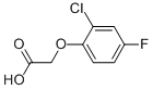 structure of CAS# 399-41-7, (2-Chloro-4-Fluorophenoxy)Acetic Acid;2-(2-Chloro-4-Fluoro-Phenoxy)Acetate;2-(2-Chloro-4-Fluoro-Phenoxy)Ethanoate;Zinc01706134