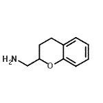 structure of CAS# 3990-59-8, 1-(3,4-Dihydro-2H-Chromen-2-Yl)Methanamine;(chroman-2-yl)methanamine;chroman-2-ylmethanamine