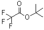 structure of CAS# 400-52-2, Tert-Butyl Trifluoroacetate;2,2,2-Trifluoroacetic Acid Tert-Butyl Ester;Tert-Butyl 2,2,2-Trifluoroethanoate;Acetic Acid, Trifluoro-, 1,1-Dimethylethyl Ester