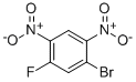 structure of CAS# 400-91-9, 3-Bromo-4,6-Dinitrofluorobenzene;1-Bromo-5-Fluoro-2,4-Dinitro-Benzene;Nsc10237