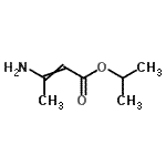 CAS 登录号：40100-33-2， 异丙基3-氨基-2-丁烯酸酯