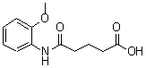 structure of CAS# 401629-34-3, 4-(2-Methoxy-Phenylcarbamoyl)-Butyric Acid;5-[(2-Methoxyphenyl)Amino]-5-Oxo-Pentanoate;5-Keto-5-[(2-Methoxyphenyl)Amino]Valerate;Zinc00235567