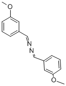 structure of CAS# 40252-74-2, 3-Methoxybenzaldehyde [(3-methoxyphenyl)methylene]hydrazone;[(3-METHOXYPHENYL)METHYLENE]HYDRAZONE-3-METHOXYBENZALDEHYDE;3-METHOXYBENZALDEHYDE [(3-METHOXYPHENYL)METHYLENE]HYDRAZONE;DMEOB