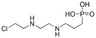 CAS 登录号：40253-51-8， N-(2-氯乙基)-N'-(3-磷酰丙基)乙二胺