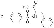 structure of CAS# 40279-97-8, 2-([(4-Chlorophenyl)Sulfonyl]Amino)-3-Phenylpropanoic Acid;(2R)-2-[(4-Chlorophenyl)Sulfonylamino]-3-Phenyl-Propanoate;(2R)-2-[(4-Chlorophenyl)Sulfonylamino]-3-Phenyl-Propionate;Zinc00166164