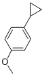 structure of CAS# 4030-17-5, 4-Cyclopropylanisole;1-Cyclopropyl-4-Methoxy-Benzene;Ghl.Pd_Mitscher_Leg0.1148;Benzene,1-Cyclopropyl-4-Methoxy-
