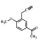 CAS#: 403499-85-4， (5-Acetyl-2-Methoxyphenyl)Acetonitrile