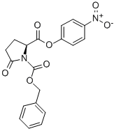 structure of CAS# 40356-52-3, Cbz-Pyr-Onp;(2S)-5-Oxo-1,2-Pyrrolidinedicarboxylic Acid 2-(4-Nitrophenyl)1-Benzyl Ester;(S)-N-Alpha-Benzyloxycarbonyl-Pyroglutamic Acid P-Nitrophenyl Ester;Z-L-PYROGLUTAMIC ACID 4-NITROPHENYL ESTER