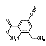 CAS#: 403841-96-3， Methyl 2-Amino-5-Cyano-3-Ethylbenzoate
