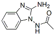CAS 登录号：40697-63-0， N-(2-氨基-1H-苯并[d]咪唑-1-基)-乙酰胺