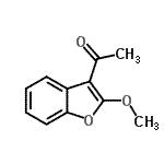 CAS#: 40800-80-4， 1-(2-Methoxy-1-Benzofuran-3-Yl)Ethanone