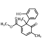 CAS#: 40801-43-2， Methyl 6-(2-Hydroxyphenyl)-4,6-Dimethyl-5-Oxo-1,3-Cyclohexadiene-1-Carboxylate