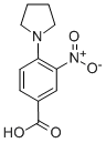 结构式 CAS# 40832-81-3, 3-硝基-4-吡咯烷-1-基-苯甲酸