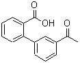structure of CAS# 408367-33-9, 3'-Acetyl-2-Biphenylcarboxylic Acid;2-(3-ACETYLPHENYL)BENZOIC ACID;2-Biphenyl-3'-acetyl-carboxylic acid;2-BIPHENYL-3-ACETYL-CARBOXYLICACID