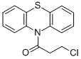 结构式 CAS# 4091-91-2, 3-氯-1-吩噻嗪-10-基-丙-1-酮