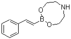 结构式 CAS# 411222-52-1, 2-[(E)-2-苯基乙烯基]-1,3,6,2-二氧氮杂硼杂环辛烷