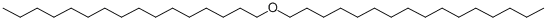 structure of CAS# 4113-12-6, n-Hexadecyl Ether;1-Cetyloxyhexadecane;Aids017572;Dicetyl Ether