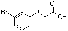 结构式 CAS# 41183-67-9, 2-(3-溴苯氧基)丙酸