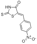 structure of CAS# 4120-64-3, 5-[1-(4-Nitro-Phenyl)-Meth-(Z)-Ylidene]-2-Thioxo-Thiazolidin-4-One;(5Z)-5-[(4-Nitrophenyl)Methylidene]-2-Sulfanylidene-1,3-Thiazolidin-4-One;5-[(4-Nitrophenyl)Methylene]-2-Thioxo-Thiazolidin-4-One;(5Z)-5-[(4-Nitrophenyl)Methylene]-2-Thioxo-Thiazolidin-4-One