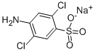 structure of CAS# 41295-98-1, 2,5-Dichlorosulfanilic Acid Sodium Salt;Sodium 4-Amino-2,5-Dichloro-Benzenesulfonate;2,5-Dichlorosulfanilic Acid, Sodium Salt;Aids-020188