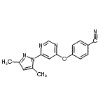 CAS#: 413620-33-4， 4-{[6-(3,5-Dimethyl-1H-Pyrazol-1-Yl)-4-Pyrimidinyl]Oxy}Benzonitrile