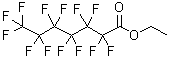 structure of CAS# 41430-70-0, Ethyl Perfluoroheptanoate;2,2,3,3,4,4,5,5,6,6,7,7,7-Tridecafluoroheptanoic Acid Ethyl Ester;2,2,3,3,4,4,5,5,6,6,7,7,7-Tridecafluoroenanthic Acid Ethyl Ester