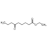 structure of CAS# 4144-59-6, Ethyl 6-Oxononanoate;Ethyl 6-oxononanoate #;MFCD01320349