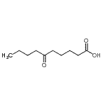 structure of CAS# 4144-60-9, 6-Oxodecanoic Acid;6-oxo capric acid;6-oxo-decanoic acid;6-Oxodecanoic acid