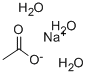 结构式 CAS# 41484-91-7, 乙酸钠水合物