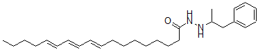 CAS#: 41509-94-8， (9E,11E,13E)-9,11,13-Octadecatrienoic Acid 2-(alpha-Methylphenethyl) Hydrazide