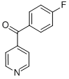 structure of CAS# 41538-36-7, 4-(4-Fluorobenzoyl)Pyridine;(4-Fluorophenyl)Pyridin-4-Ylmethanone