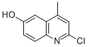 structure of CAS# 41957-91-9, 2-Chloro-4-Methyl-Quinolin-6-Ol;2-CHLORO-4-METHYL-QUINOLIN-6-OL