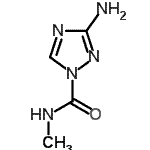 CAS#: 41995-96-4， 3-Amino-N-Methyl-1H-1,2,4-Triazole-1-Carboxamide