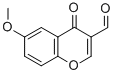 结构式 CAS# 42059-79-0, 6-甲氧基-4-氧代-4H-苯并吡喃-3-甲醛