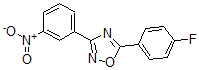 structure of CAS# 421581-70-6, 5-(4-Fluorophenyl)-3-(3-Nitrophenyl)-1,2,4-Oxadiazole;5-Tert-Butyl-3-P-Tolyl-1,2,4-Oxadiazole;5-Cyclohexyl-3-P-Tolyl-1,2,4-Oxadiazole;5-Propyl-3-(P-Tolyl)-1,2,4-Oxadiazole