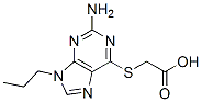 CAS#: 42204-31-9， 2-(2-Amino-9-Propyl-Purin-6-Yl)Sulfanylacetic Acid