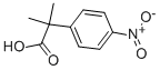 structure of CAS# 42206-47-3, 2-Methyl-2-(4-Nitrophenyl)-Propionic Acid;2-Methyl-2-(4-Nitrophenyl)Propanoic Acid