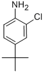 structure of CAS# 42265-67-8, 4-(Tert-Butyl)-2-Chloroaniline;4-(TERT-BUTYL)-2-CHLOROANILINE