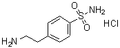 structure of CAS# 42286-14-6, 4-(2-Aminoethyl)Benzenesulfonamide Monohydrochloride;2-(4-Sulfamoylphenyl)Ethylammonium;Sdccgmls-0064556.P001;Zinc00056629