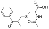 CAS#: 42293-72-1， N-Acetyl-3-((2-benzoyl-propyl)thio)alanine