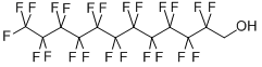 structure of CAS# 423-65-4, 1H,1H-Perfluoro-1-Dodecanol;2,2,3,3,4,4,5,5,6,6,7,7,8,8,9,9,10,10,11,11,12,12,12-Tricosafluorododecan-1-Ol, 1-Hydroxy-2,2,3,3,4,4,5,5,6,6,7,7,8,8,9,9,10,10,11,11,12,12,12-Tricosafluorododecane;1H,1H-PERFLUORO-1-DODECANOL: TECH., 90%;1H,1H-Perfluoro-1-Dodecanol ,96%