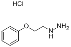 结构式 CAS# 4230-21-1, 1-(2-苯氧基乙基)肼