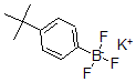 结构式 CAS# 423118-47-2, [4-叔丁基苯基]三氟硼酸钾