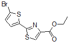 structure of CAS# 423768-45-0, 2-(5-Bromo-2-Thienyl)-4-Thiazolecarboxylic Acid Ethyl Ester;4-Thiazolecarboxylicacid,2-(5-Bromo-2-Thienyl)-,Ethylester(9CI);Ethyl 2-(5-Bromo-2-Thienyl)-1,3-Thiazole-4-Carboxylate, Tech.;ETHYL 2-(5-BROMO-2-THIENYL)-1,3-THIAZOLE-4-CARBOXYLATE
