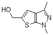 结构式 CAS# 423769-75-9, 1,3-二甲基-1H-噻吩并[2,3-c]吡唑-5-甲醇