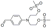 CAS 登录号：4248-79-7， 4-(二(2-甲基磺酰基氧乙基)氨基)苯甲醛
